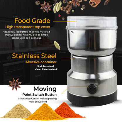 Premium Steel Electric Spice Grinder